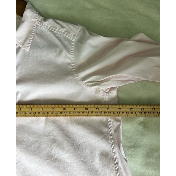 Lareida Womens Shirt Sz 38 Button Up Stretchy Career Light Blush Pink Designer - Picture 8 of 12